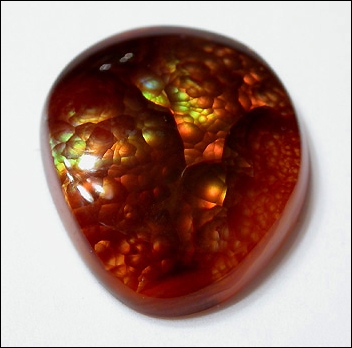 FIRE AGATE CABOCHON (Mexico) – 14.2 ct.
